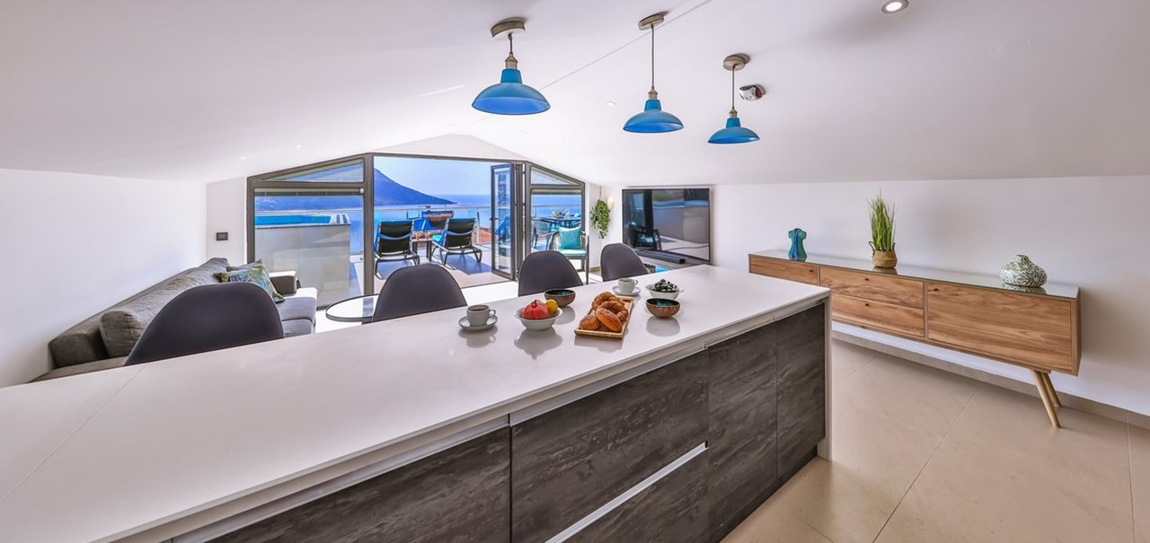 Upstairs From Behind Counter