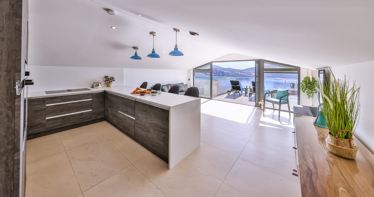 Upstairs From NOGGIN Sign