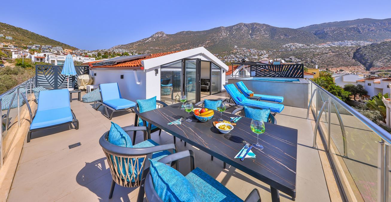Upstairs Terrace From Behind Dining Table 