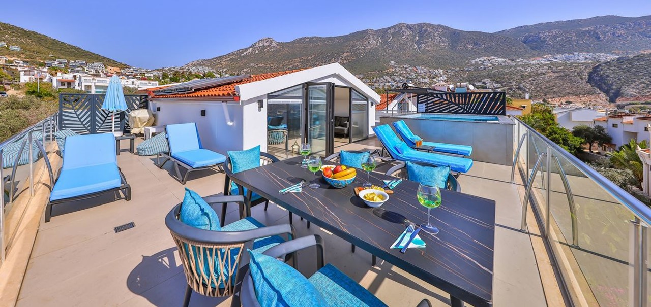 Upstairs Terrace From Behind Dining Table