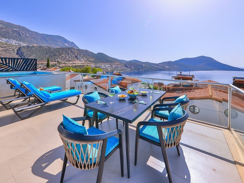 Upstairs Terrace From Dining Table Out To Sea