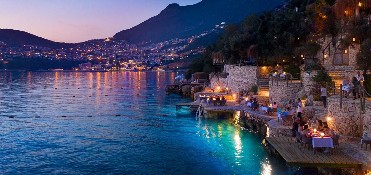 Evening Dining By The Water