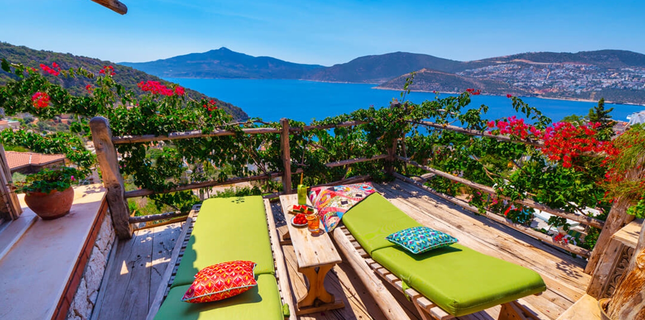 Fidanka Hotel In Kalkan Turkey Room Loungers