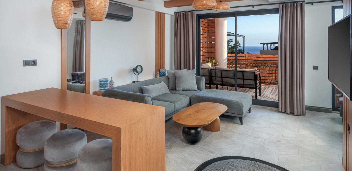 Comfort Partial Sea View Room Lupia Suites Kalkan 5