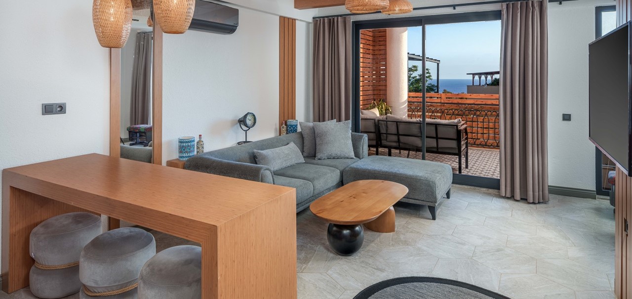 Comfort Partial Sea View Room Lupia Suites Kalkan 5
