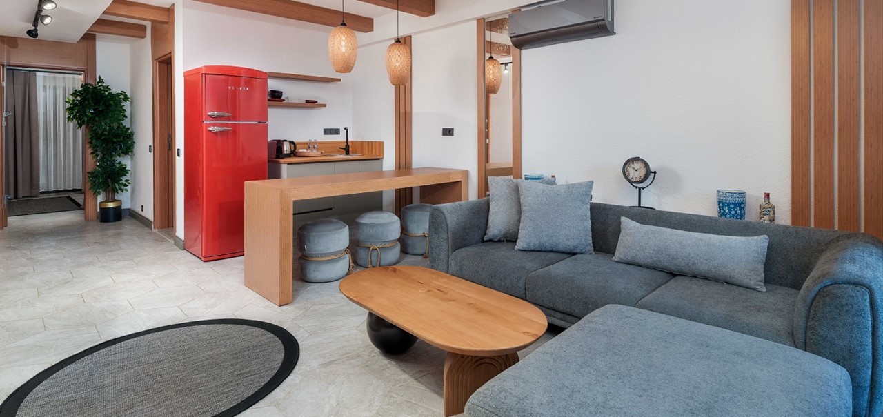 Comfort Partial Sea View Room Lupia Suites Kalkan 7