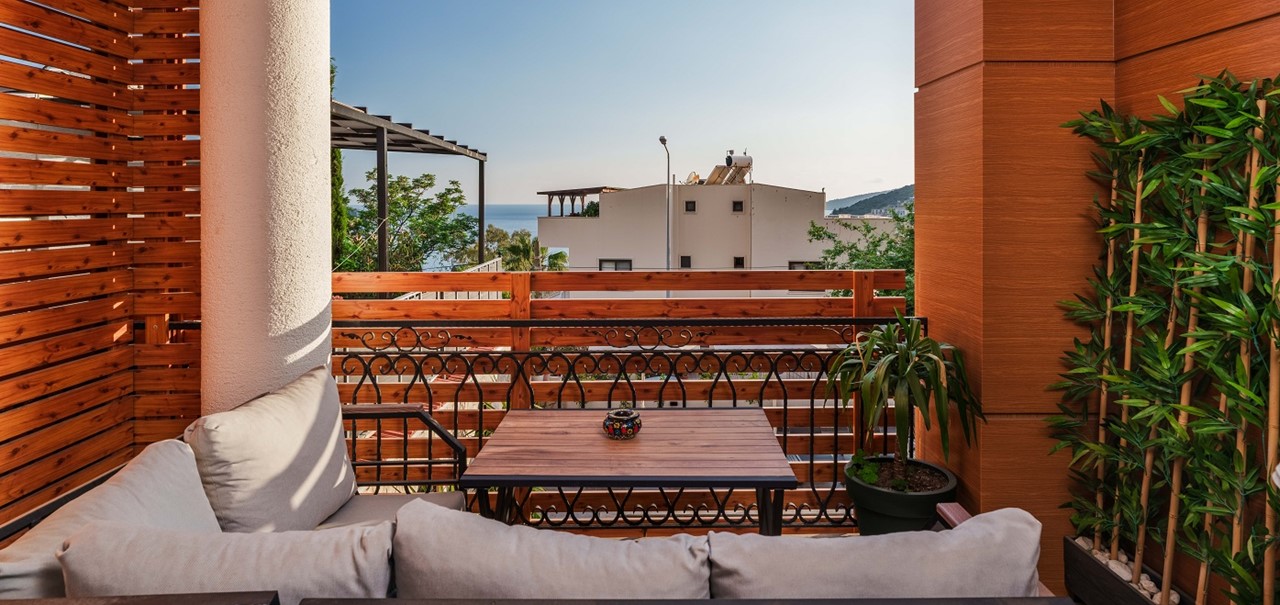 Comfort Partial Sea View Room Lupia Suites Kalkan 9