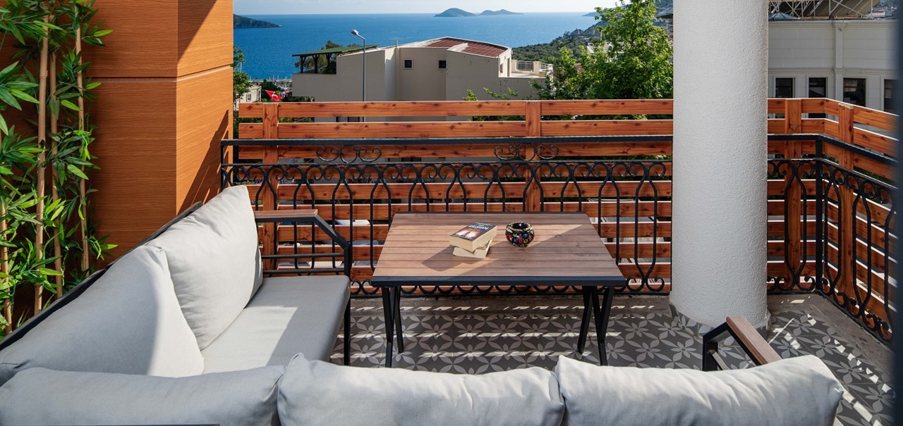 Comfort Sea View Room Lupia Suites Kalkan 10