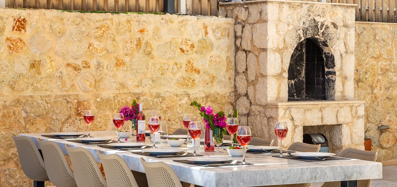 Villa Guney Exclusive Kalkan BBQ Area