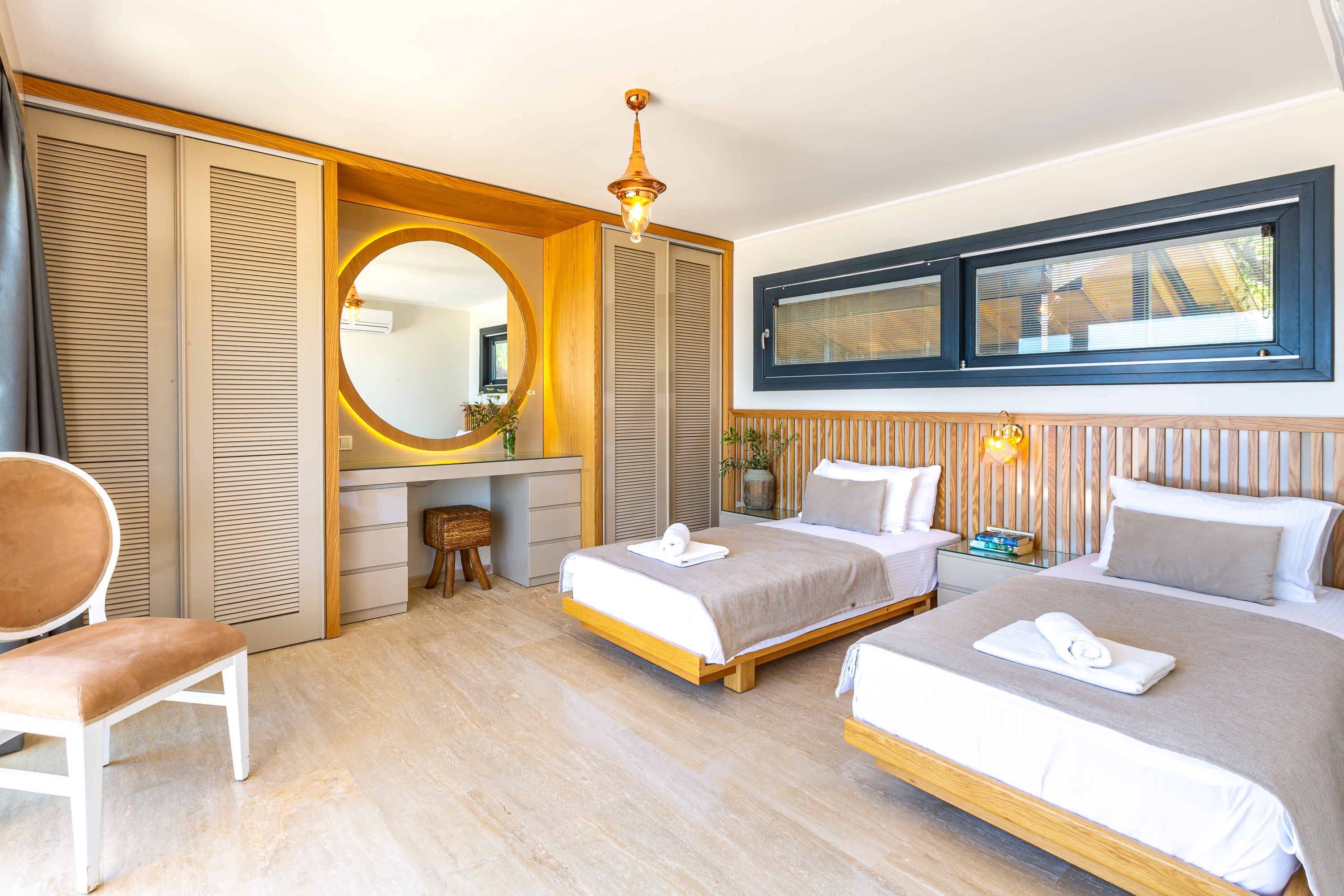 Villa Guney Exclusive Kalkan First Floor Twin Bedroom