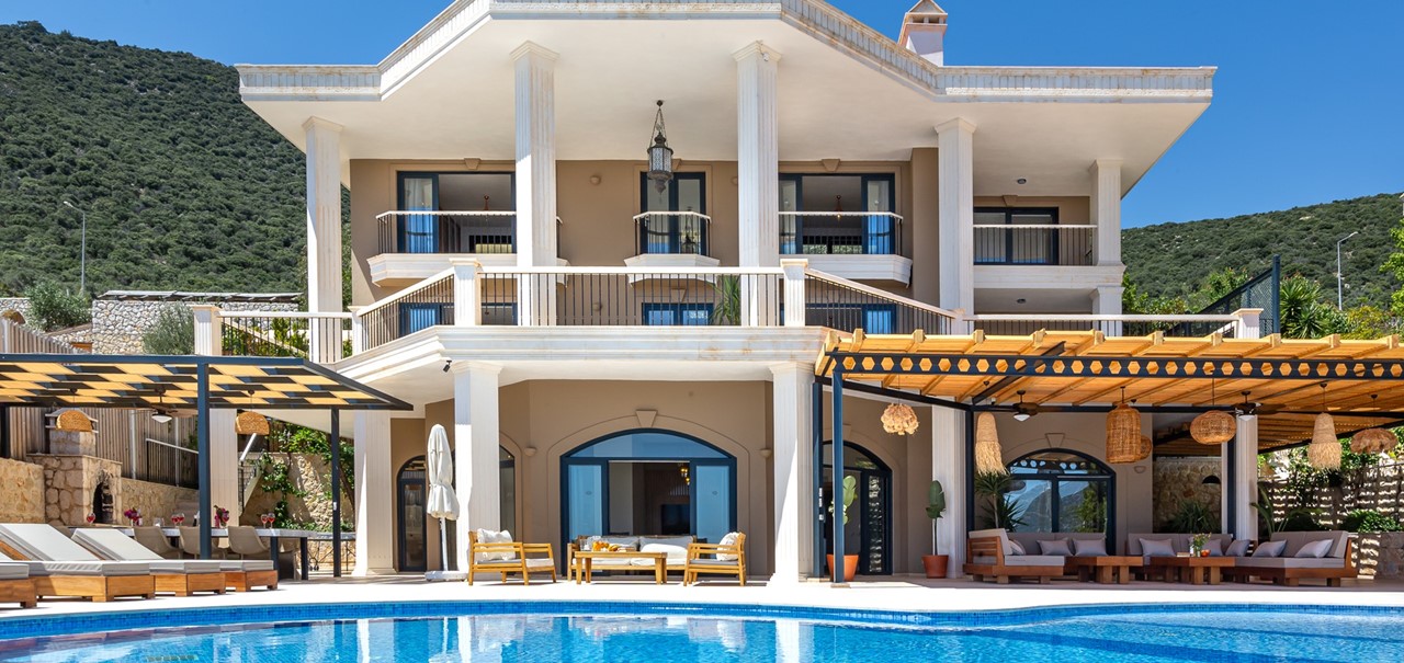 Villa Guney Exclusive Kalkan Front View