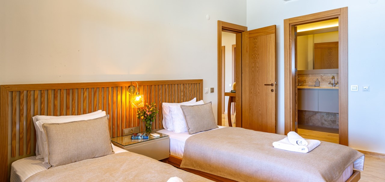 Villa Guney Exclusive Kalkan Ground Floor Twin Bedroom Ensuite