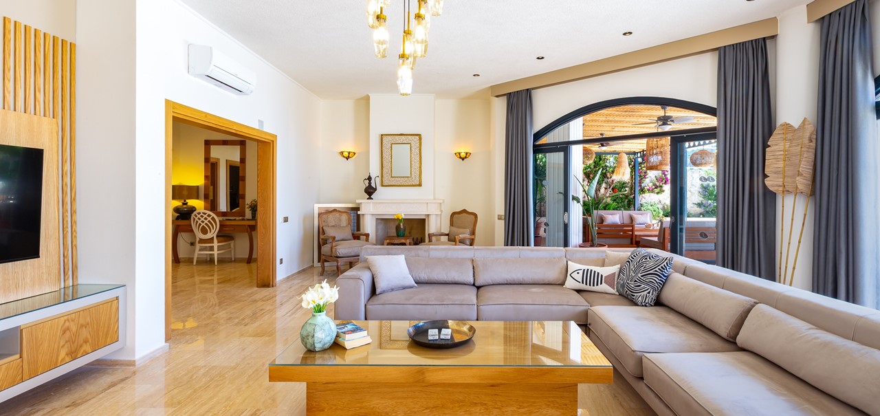 Villa Guney Exclusive Kalkan Living Room 1