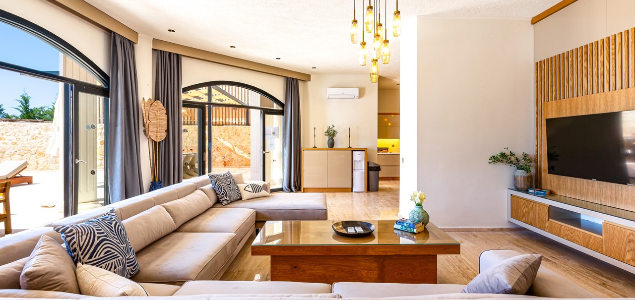 Villa Guney Exclusive Kalkan Living Room