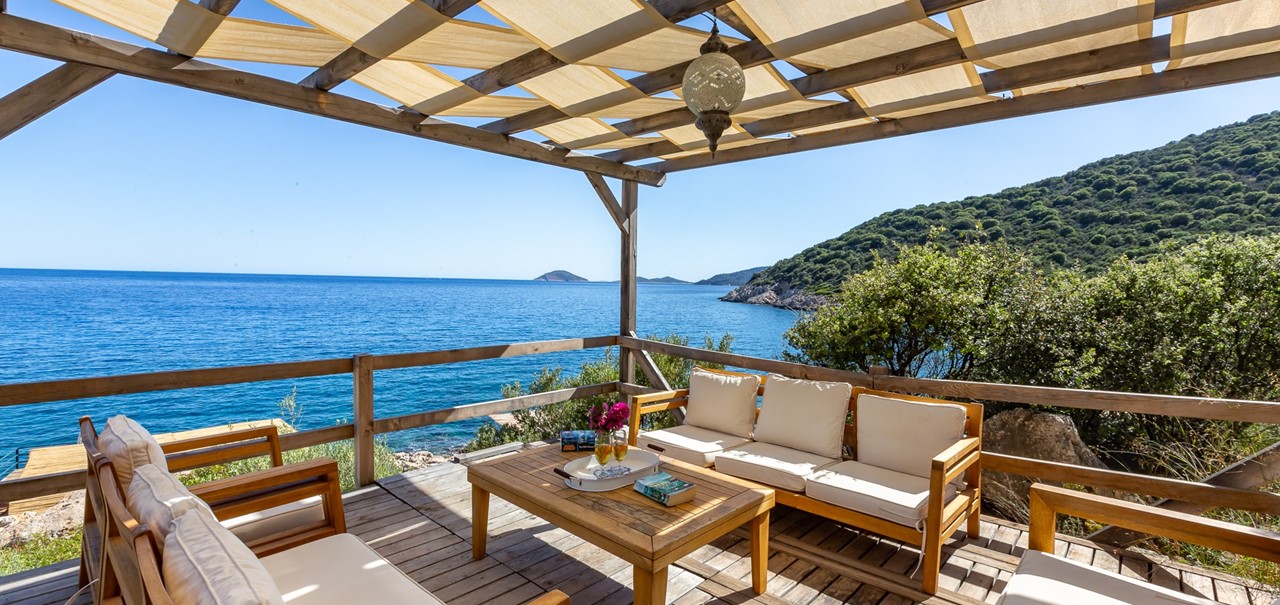 Villa Guney Exclusive Kalkan Sea Platform Seating