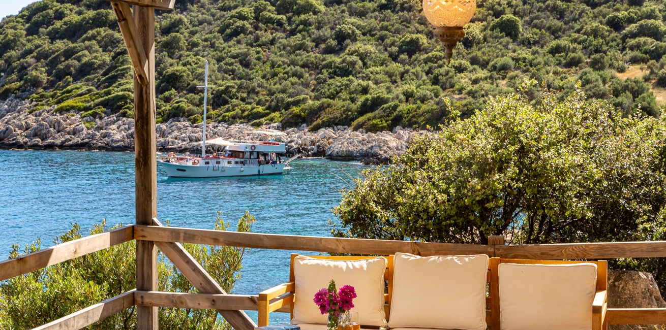 Villa Guney Exclusive Kalkan Seat Platform Seating Area 3