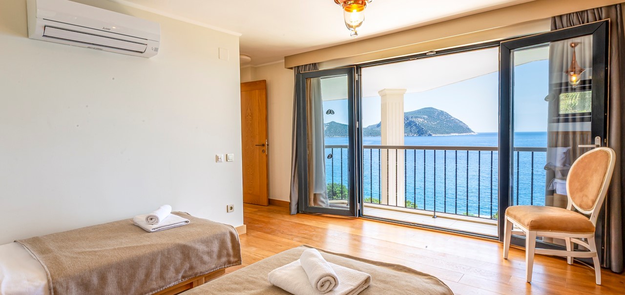 Villa Guney Exclusive Kalkan Twin Bedroom With Balcony