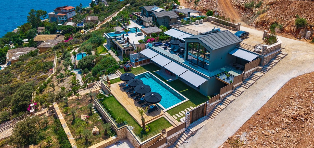 Villa Olympia Outdoor Space Kalkan 12