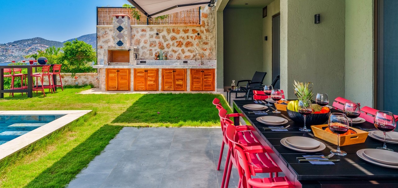 Villa Olympia Outdoor Terrace Kalkan 12