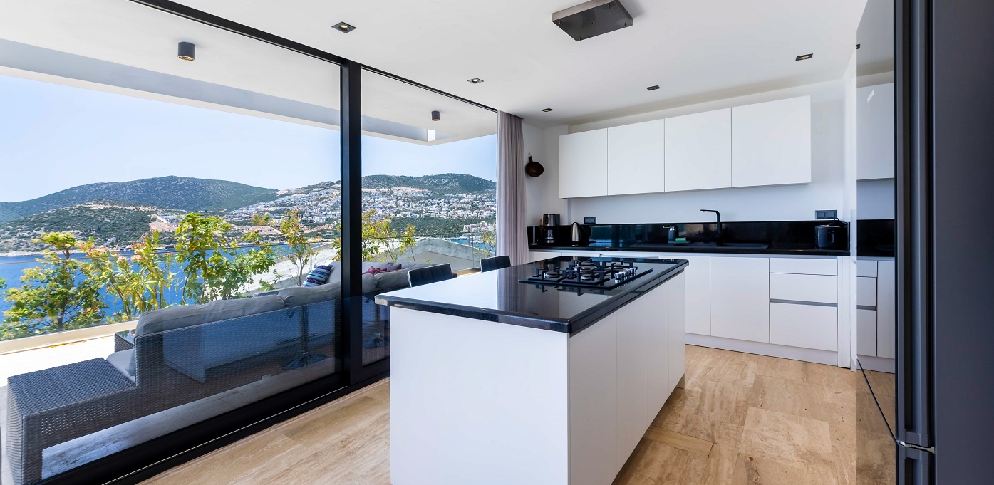 Villa Lumineux Kalkan Living Area And Kitchen 5