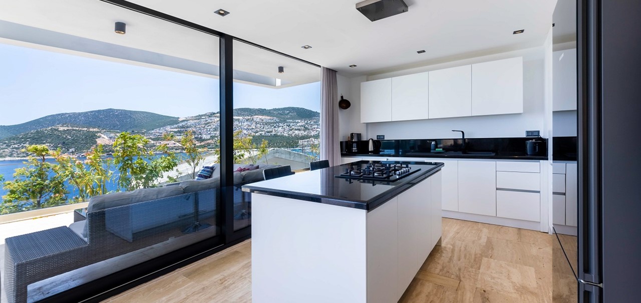 Villa Lumineux Kalkan Living Area And Kitchen 5
