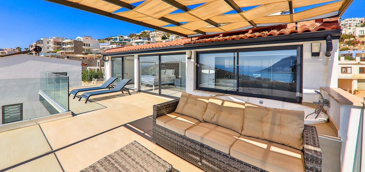 Villa Kajaim Bedrooms Bathrooms Balconies Kalkan 18
