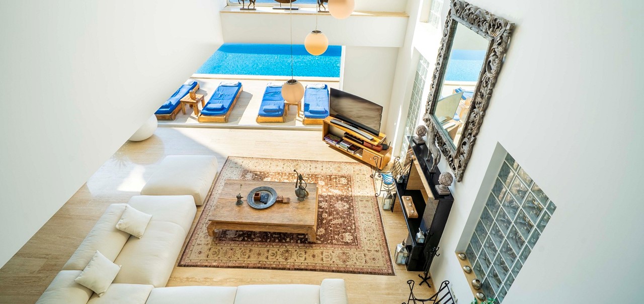 Architects House Kalkan Open Plan Living 1