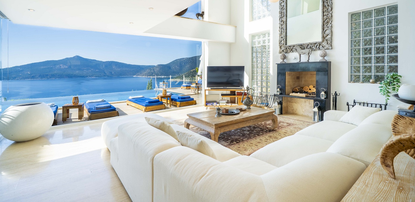 Architects House Kalkan Open Plan Living 4