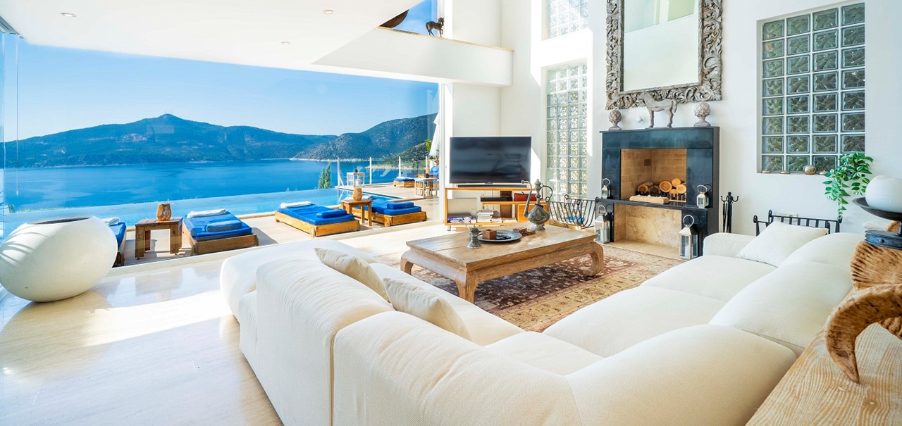 Architects House Kalkan Open Plan Living 4