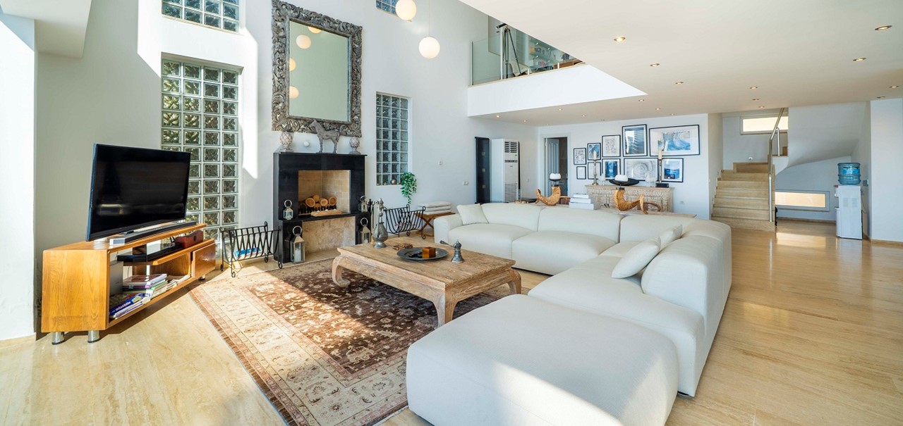 Architects House Kalkan Open Plan Living 9