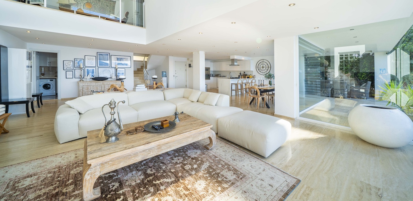 Architects House Kalkan Open Plan Living 10