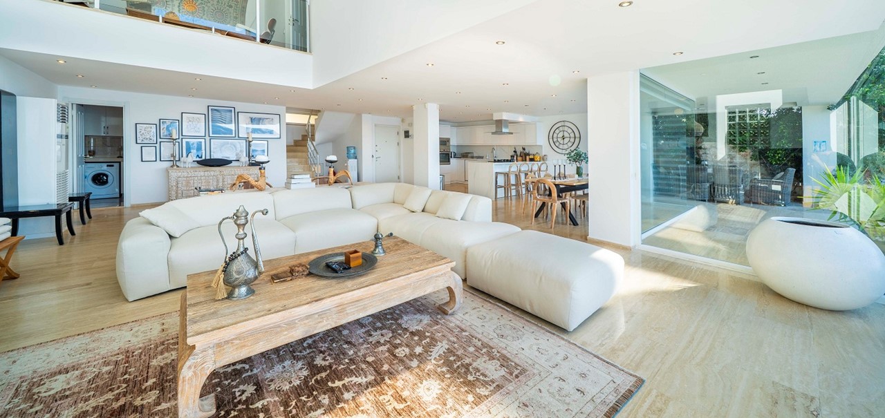 Architects House Kalkan Open Plan Living 10