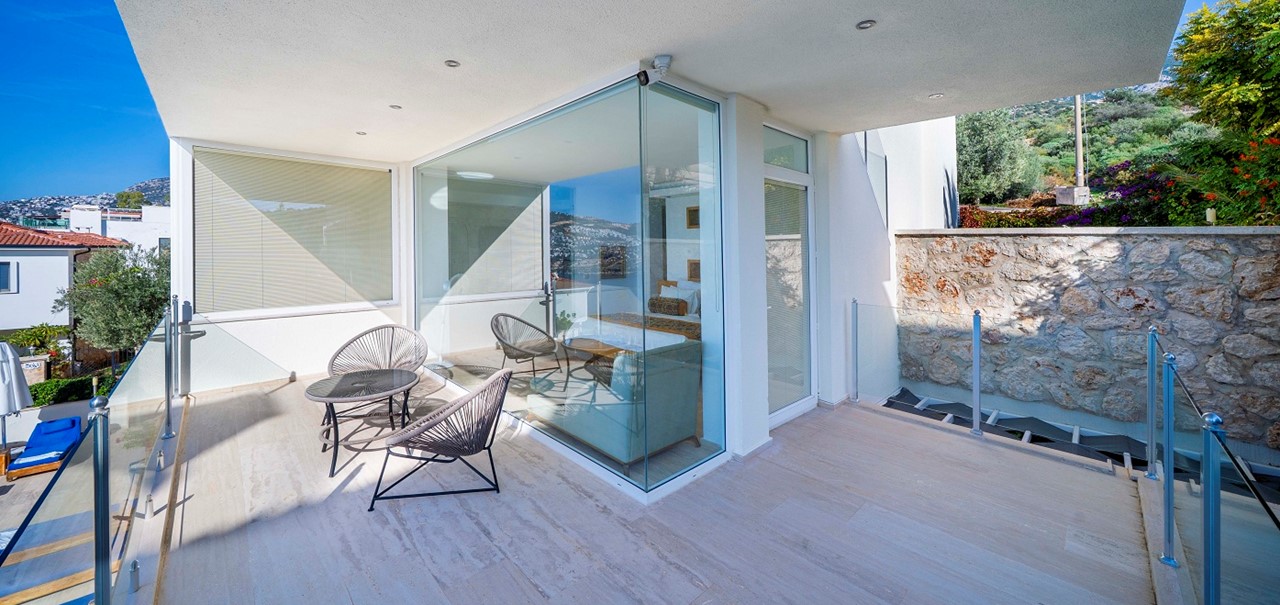 Architects House Kalkan Outdoor Seating Dining Areas With View 11