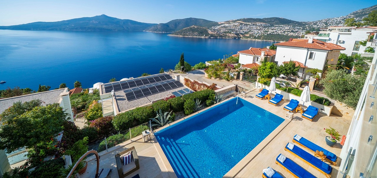 Architects House Kalkan Outdoor Seating Dining Areas With View 14