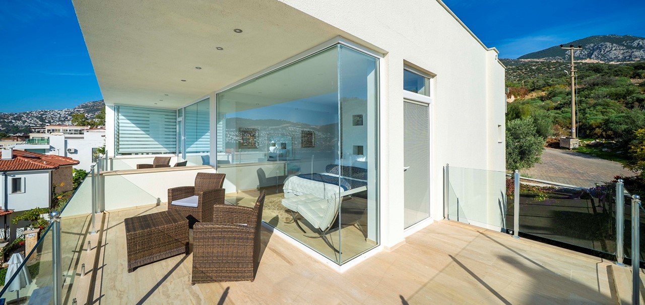 Architects House Kalkan Outdoor Seating Dining Areas With View 15