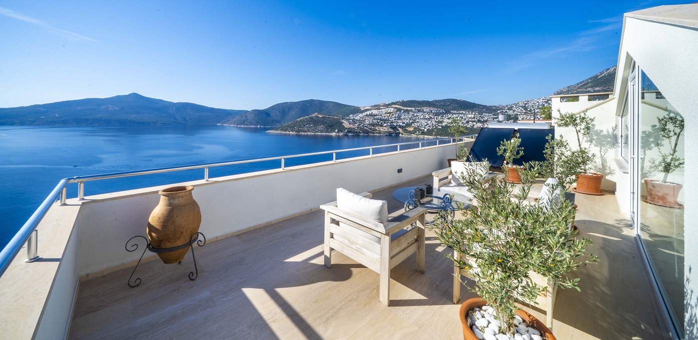 Architects House Kalkan Outdoor Seating Dining Areas With View 21