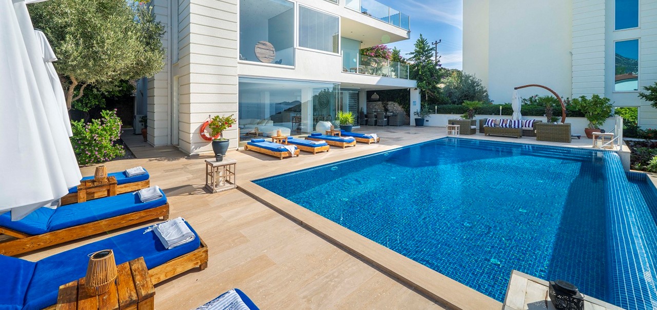 Architects House Kalkan Pool 6