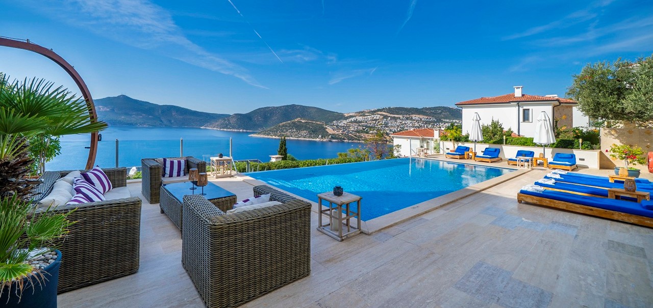 Architects House Kalkan Pool 8