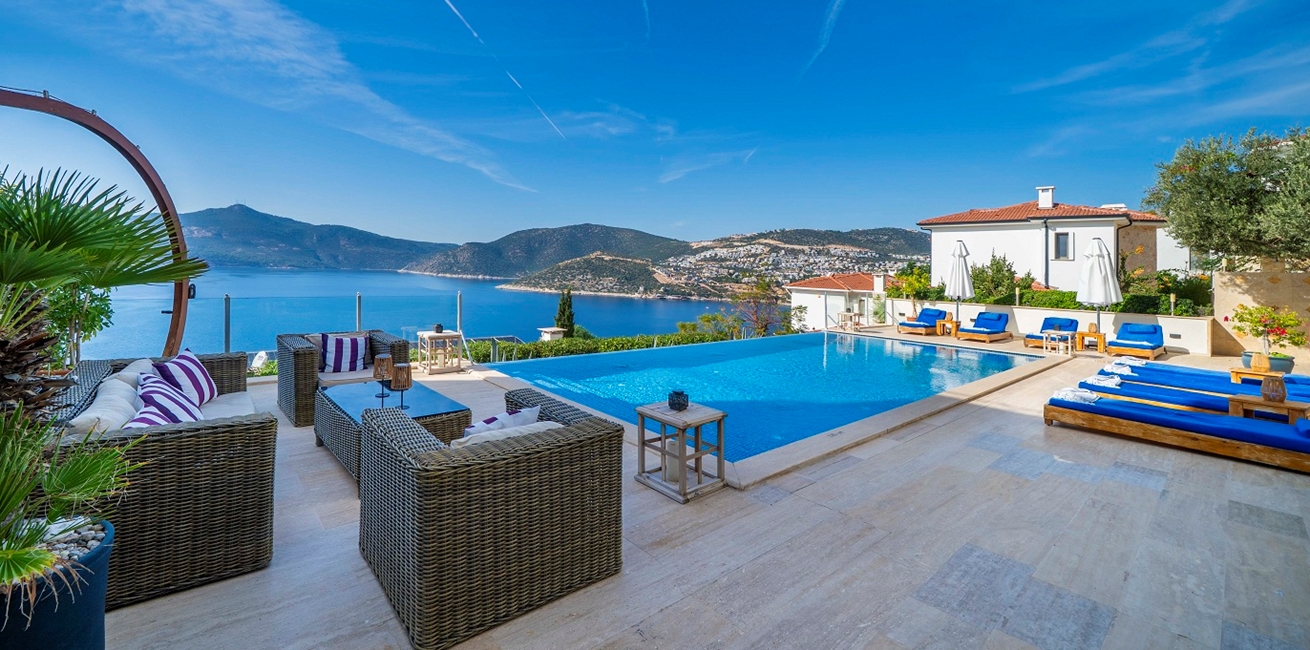 Architects House Kalkan Pool 8