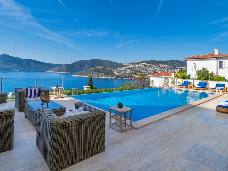 Architects House Kalkan Pool 8