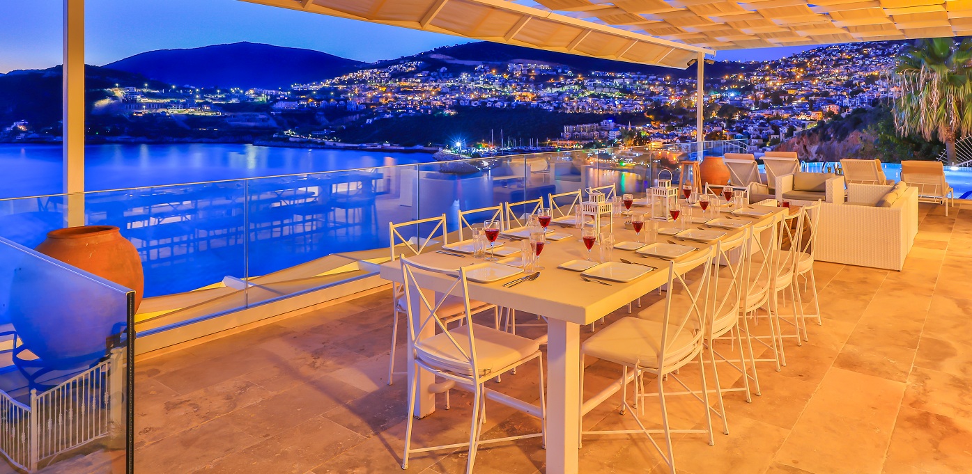 Villa Canim Kalkan Dining 1