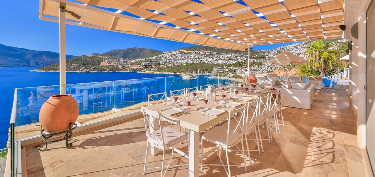 Villa Canim Kalkan Dining 11