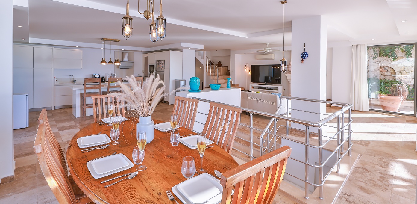 Villa Canim Kalkan Dining 13