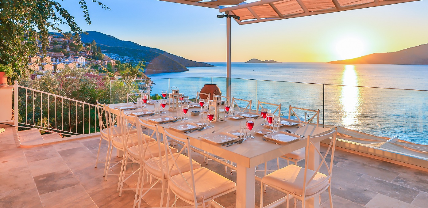 Villa Canim Kalkan Dining 14