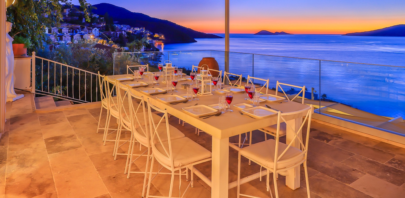 Villa Canim Kalkan Dining 17