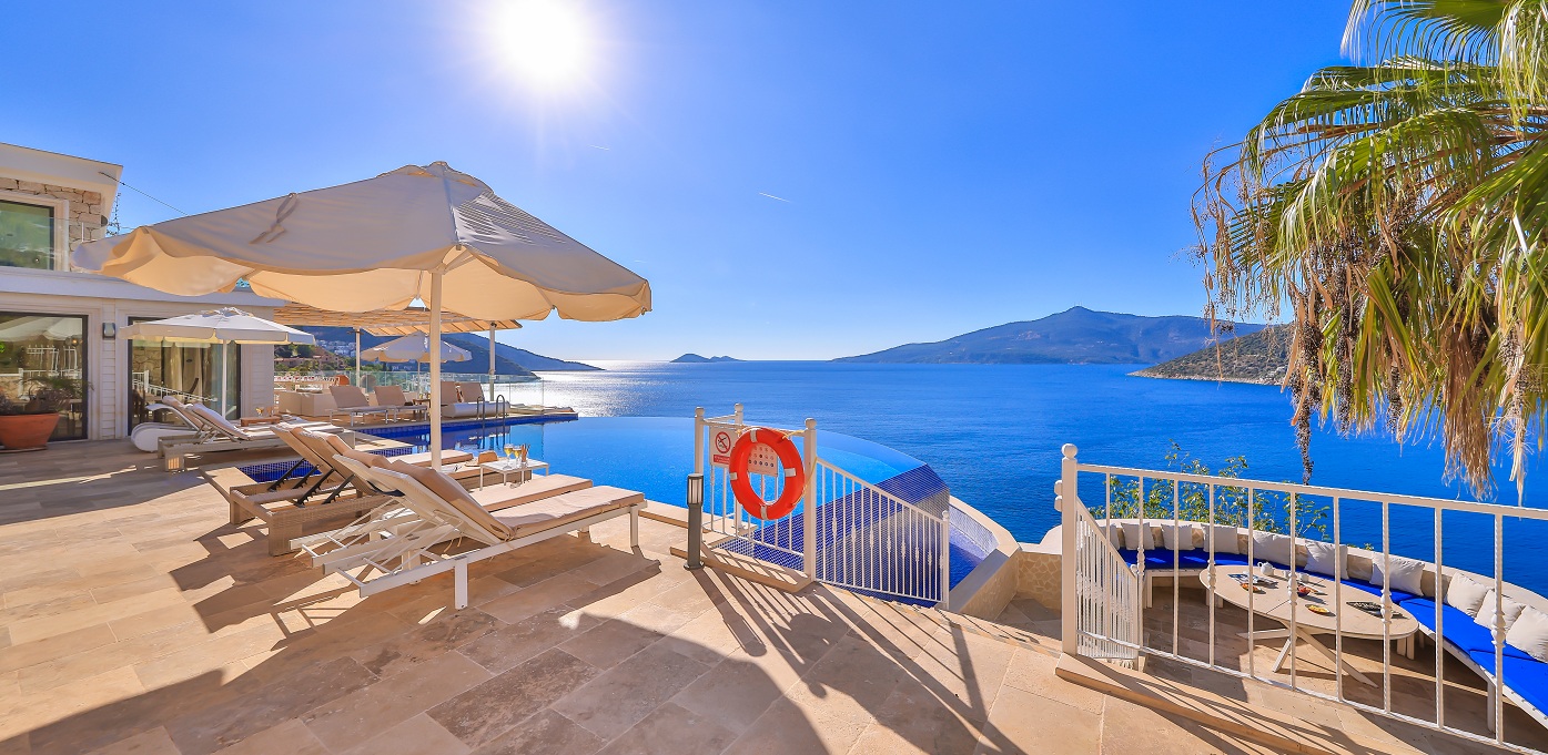 Villa Canim Kalkan Infinity Pool 12