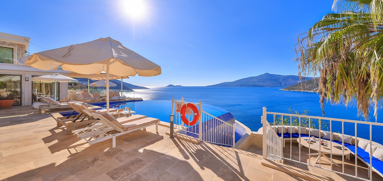 Villa Canim Kalkan Infinity Pool 12