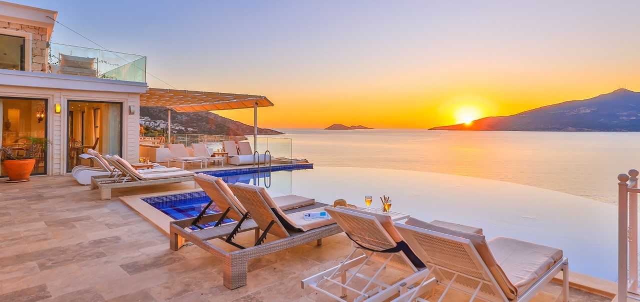 Villa Canim Kalkan Infinity Pool 19