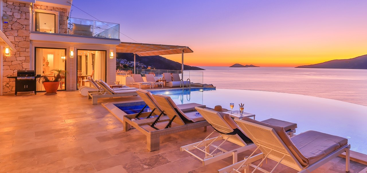 Villa Canim Kalkan Infinity Pool 23
