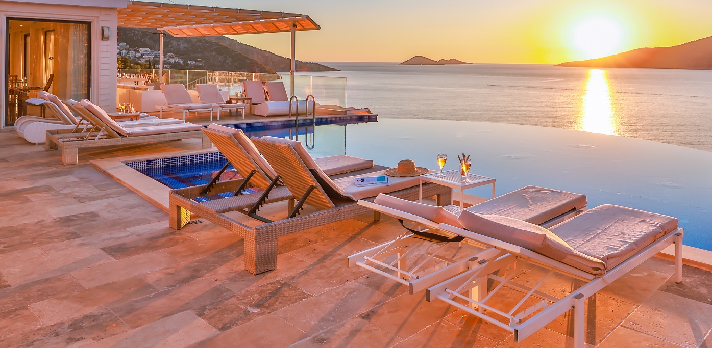 Villa Canim Kalkan Outdoor Seating 2